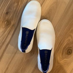 Rothy’s The Original Slip On Sneaker in bright white